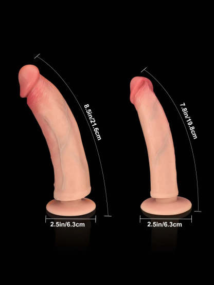 Thalyn | Lifelike Silicone Strap-On With Two Removable Dildo