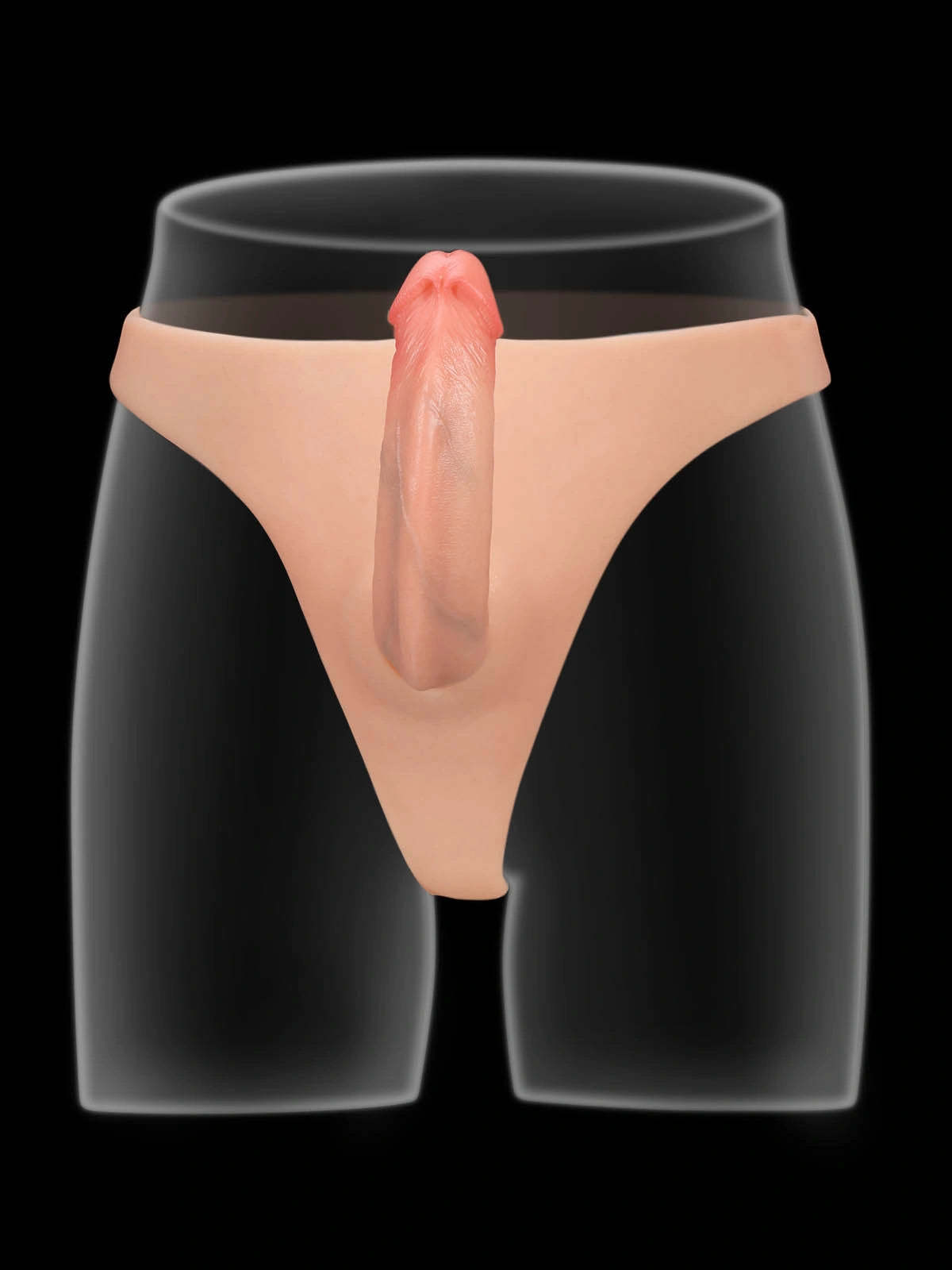 Thalyn | Lifelike Silicone Strap-On With Two Removable Dildo
