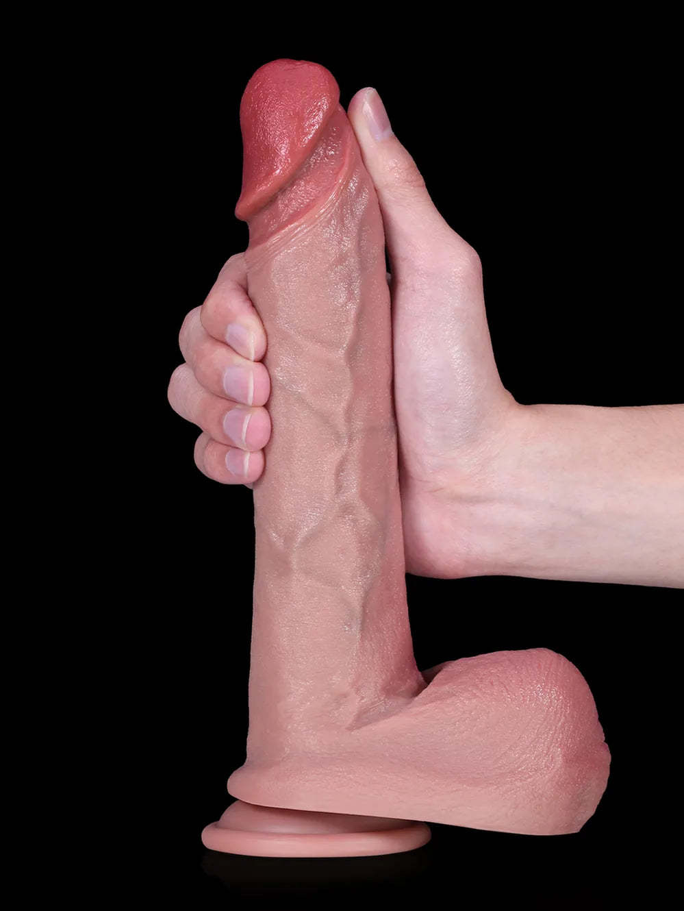 Sean 9.5" x 1.7" - Flesh Most Realistic Slender Dildo With Sexy Glans