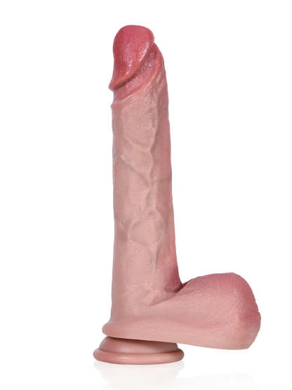 Sean 9.5" x 1.7" - Flesh Most Realistic Slender Dildo With Sexy Glans