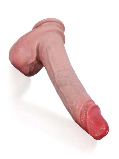 Sean 9.5" x 1.7" - Flesh Most Realistic Slender Dildo With Sexy Glans