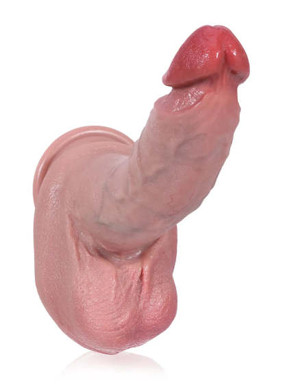 Sean 9.5" x 1.7" - Flesh Most Realistic Slender Dildo With Sexy Glans