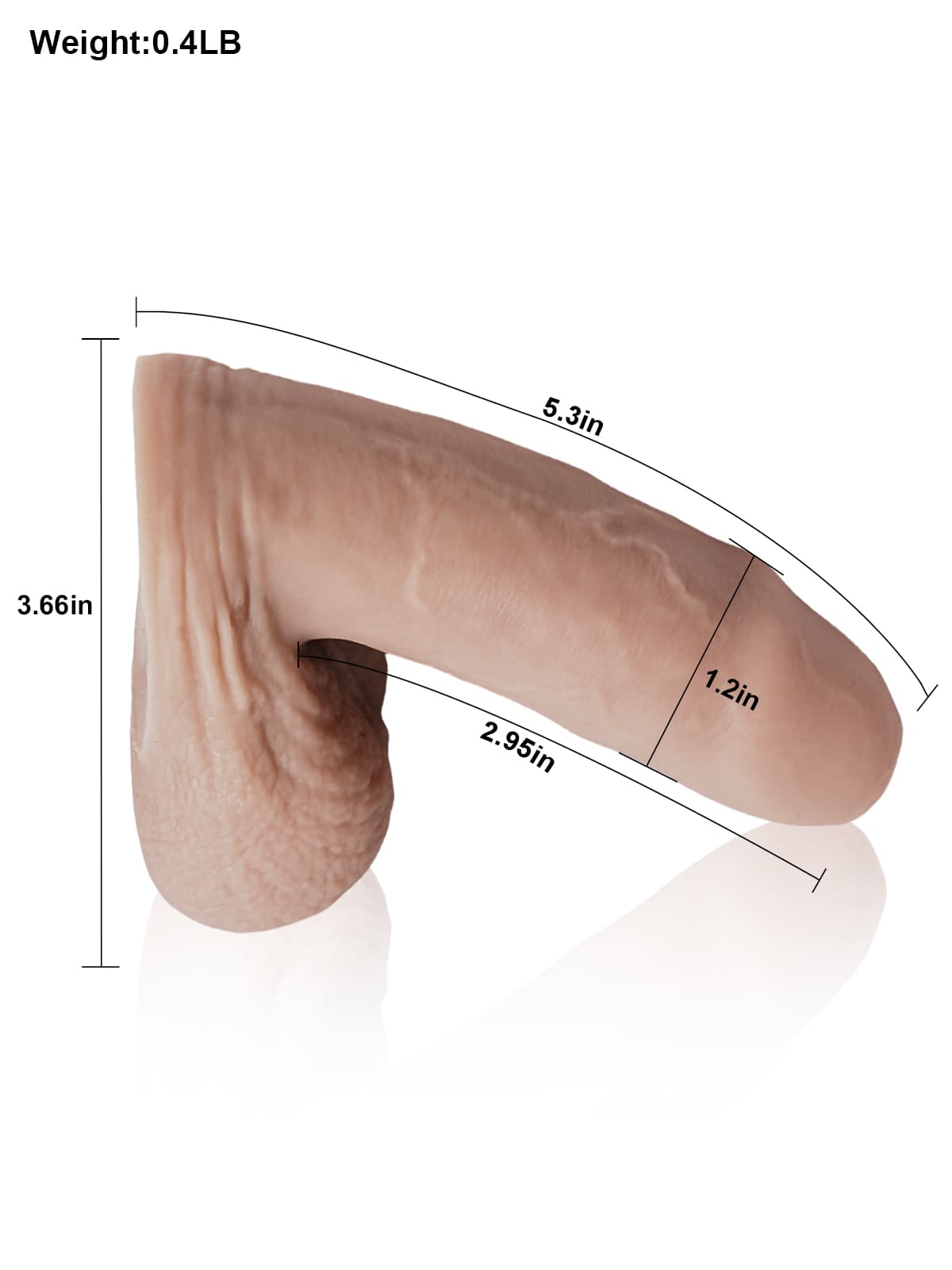 Silicone Flesh Soft Realistic Flaccid Dildo Best For Trans Men