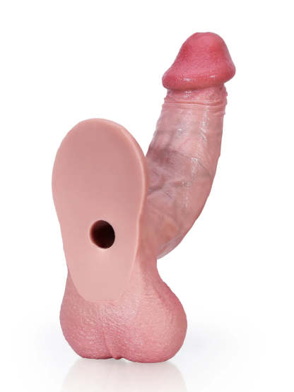 Stephen 8.8" x 2.2" Smooth Control Dildo with Pink Glans and Texture