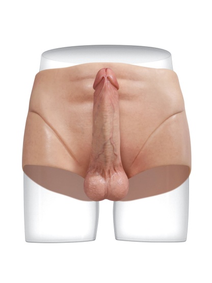 Strap Shorts 7.2" x 1.7" Realistic Soft Cyber Skin Strap-On Dildo