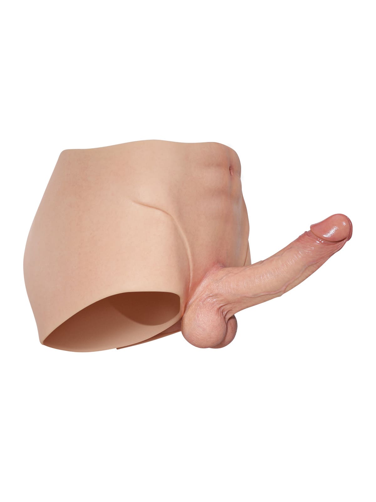 Beck 7.2" x 1.7" Strap Shorts Realistic Soft Cyber Skin Strap-On Dildo