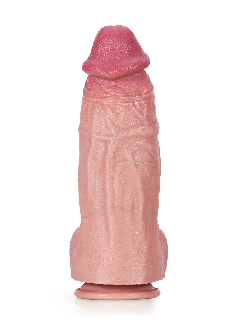 Thor 10.6" x 3.2" -XL Realistic Soft Flesh Like Hue Thick Short Fat Dildo
