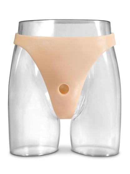 Universal Silicone Strap on With Anal Dildo For Suction Cup Dildo (Replaceable dildo not included)