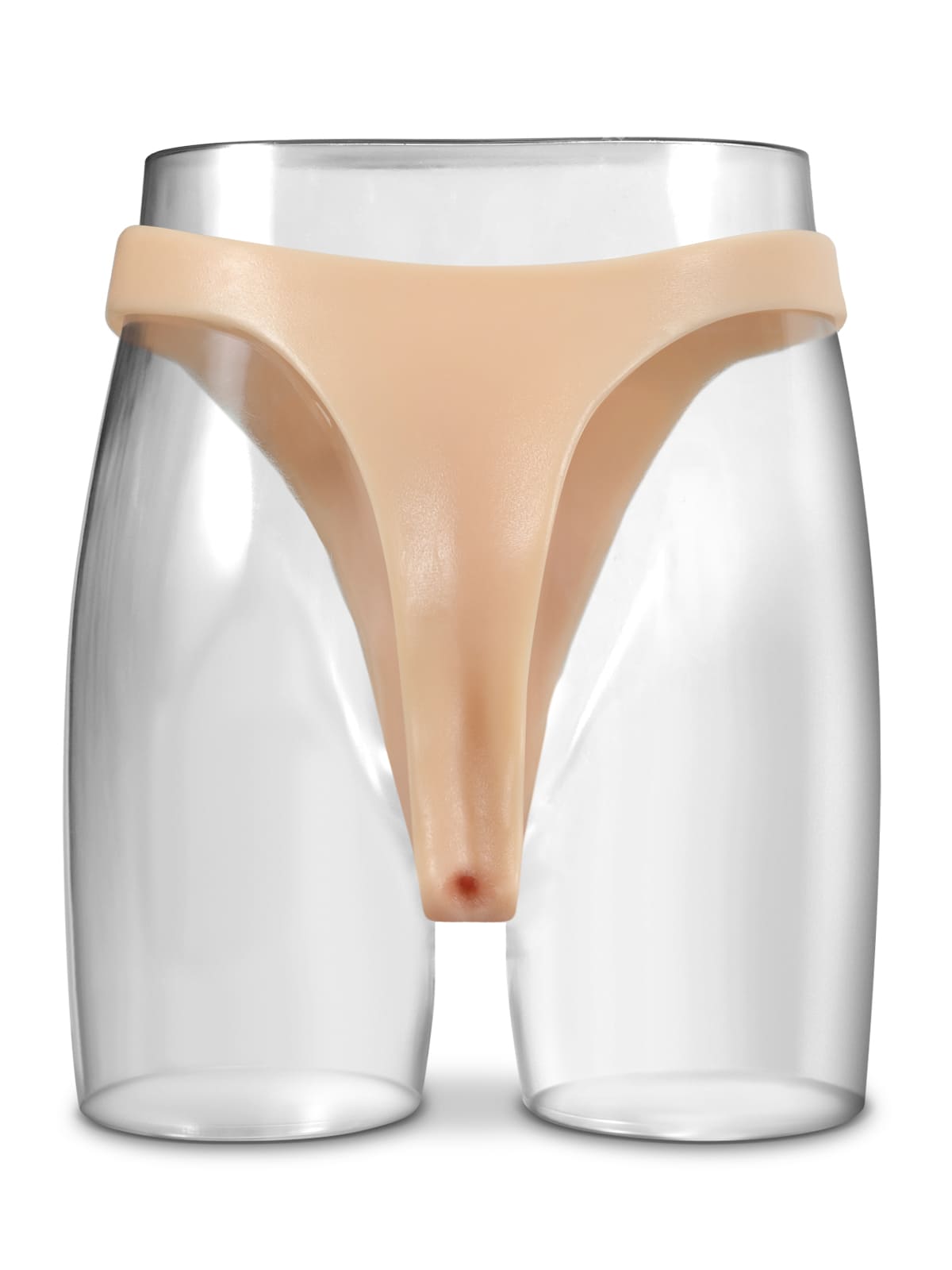 Universal Silicone Strap on With Anal Dildo For Suction Cup Dildo (Replaceable dildo not included)