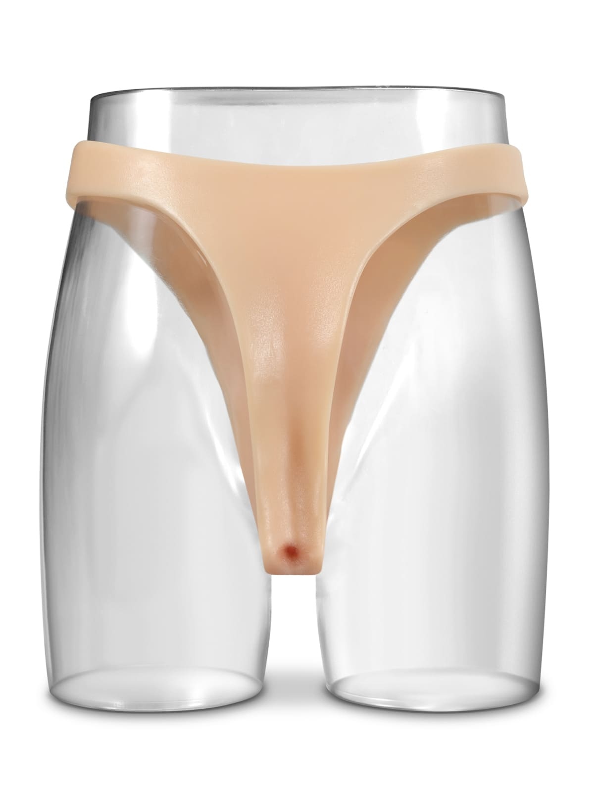Universal Silicone Strap on With Anal Dildo For Suction Cup Dildo (Replaceable dildo not included)
