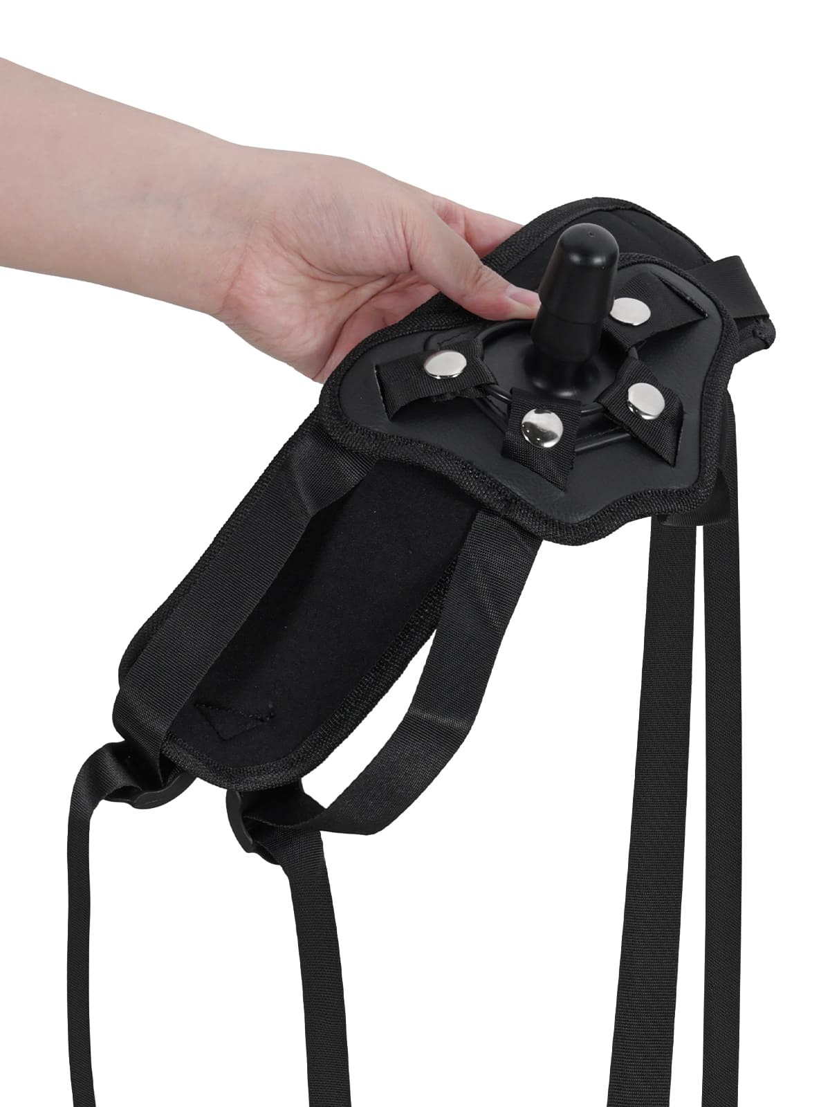 TPE + PU Leather Vac-U-Lock Strap On