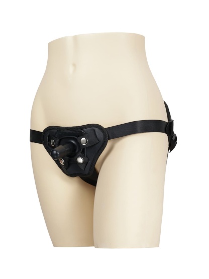 TPE + PU Leather Vac-U-Lock Strap On