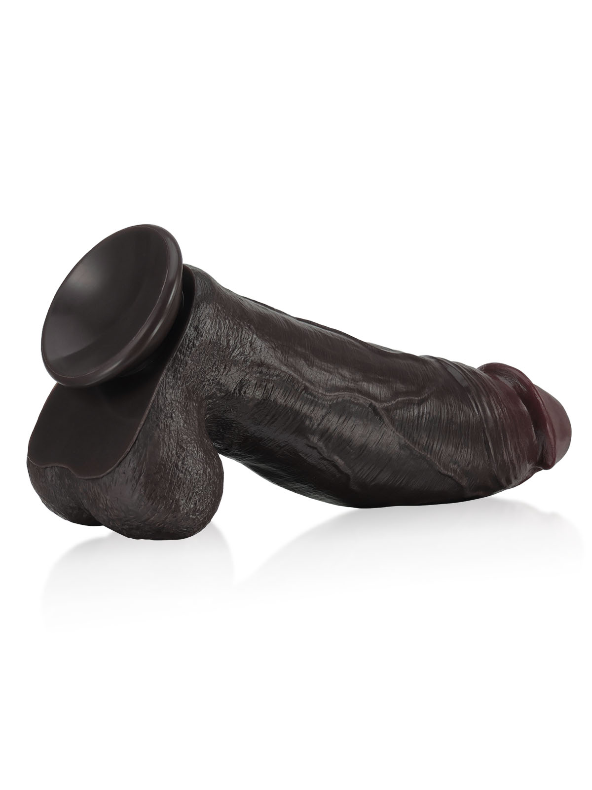 Zeus BBC Black Strong Extra Huge Thick Dual Density Dildo - 11*3 Inch