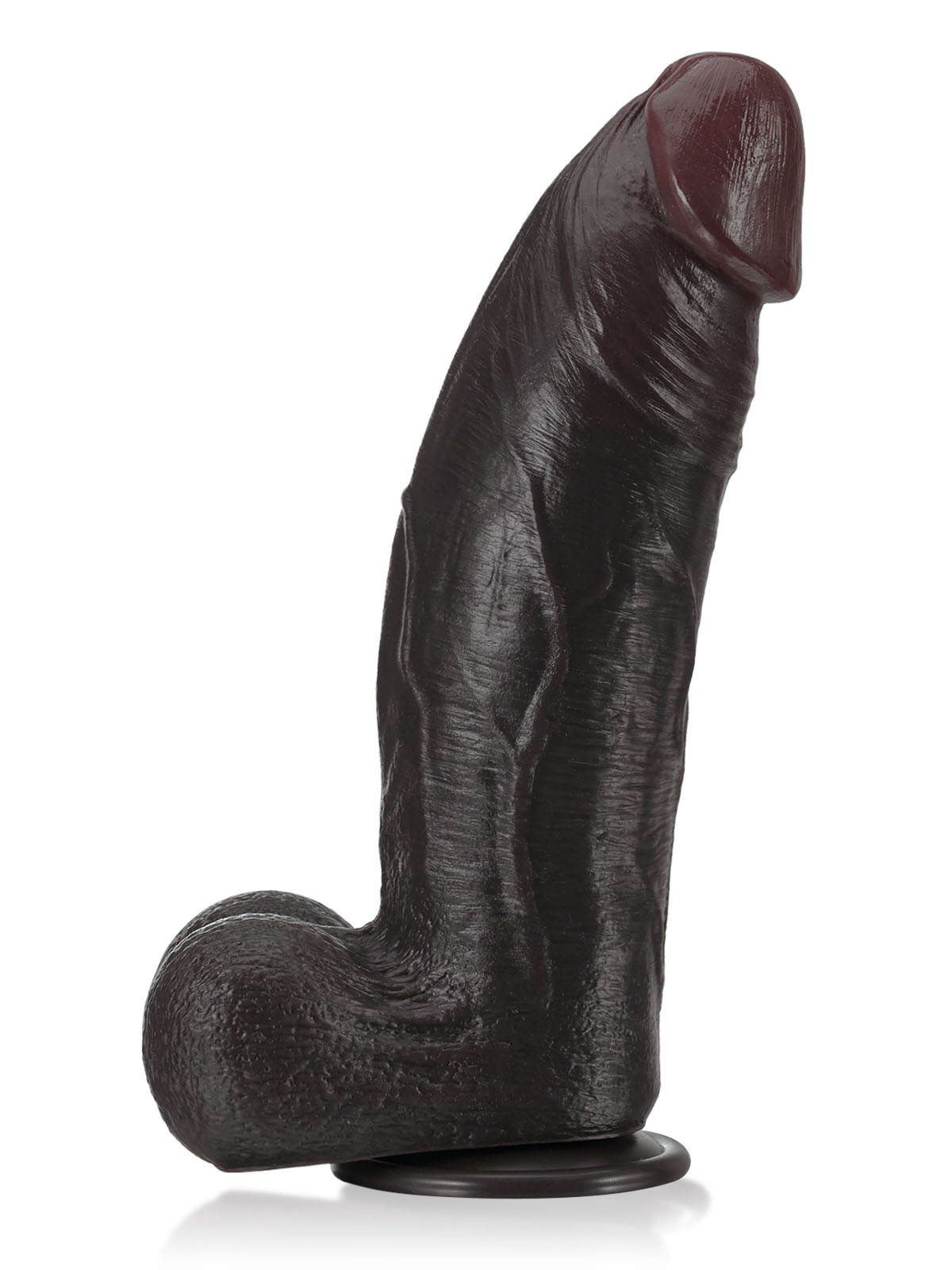 Zeus BBC Black Strong Extra Huge Thick Dual Density Dildo - 11*3 Inch