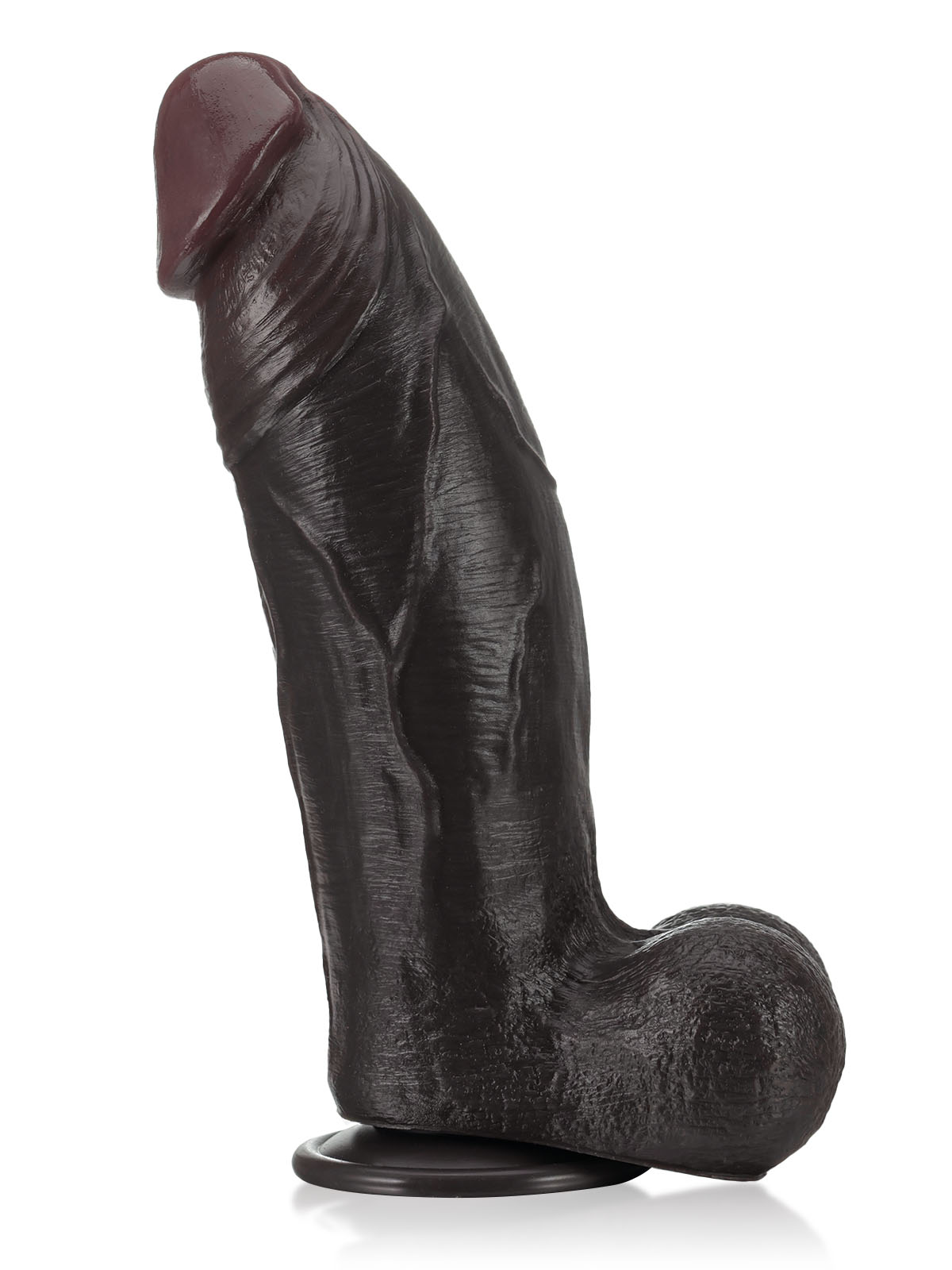 Zeus BBC Black Strong Extra Huge Thick Dual Density Dildo - 11*3 Inch