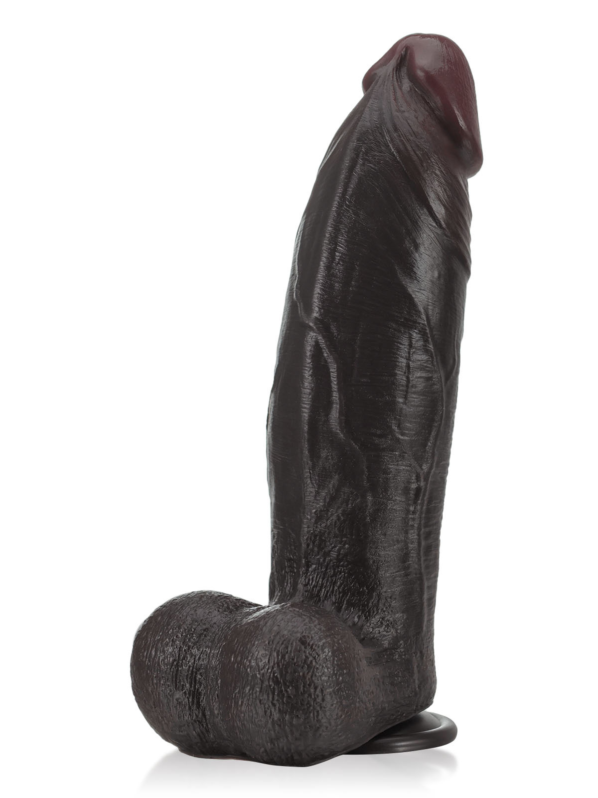 Zeus 11" x 3"  BBC Black Strong Extra Huge Thick Dual Density Dildo