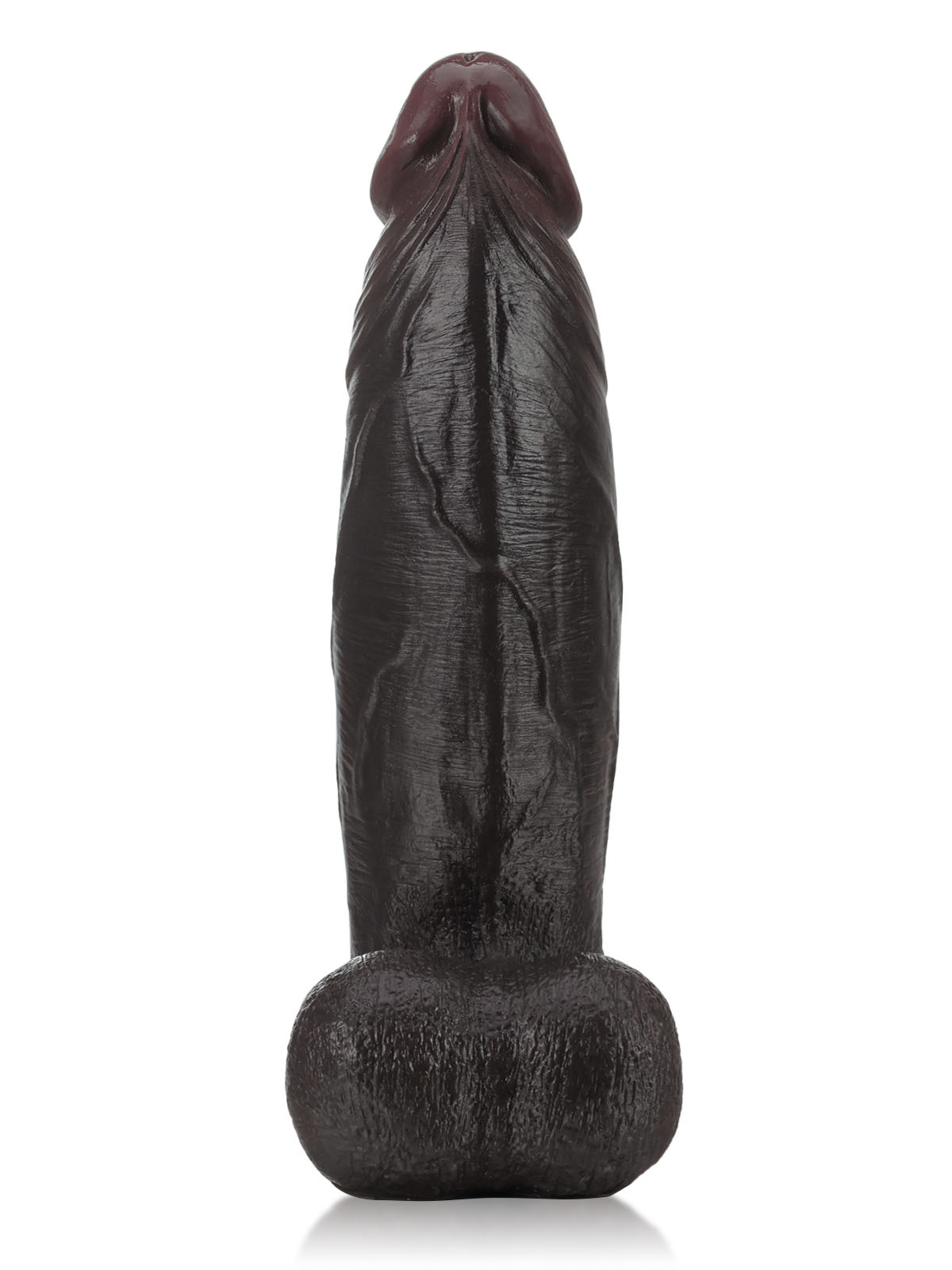 Zeus 11" x 3"  BBC Black Strong Extra Huge Thick Dual Density Dildo