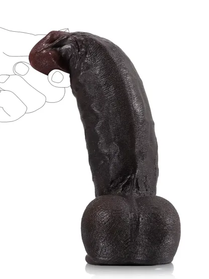 Kimi 8.6" x 2.2" - Realistic Soft Flesh Like Thick Short Fat Dildo