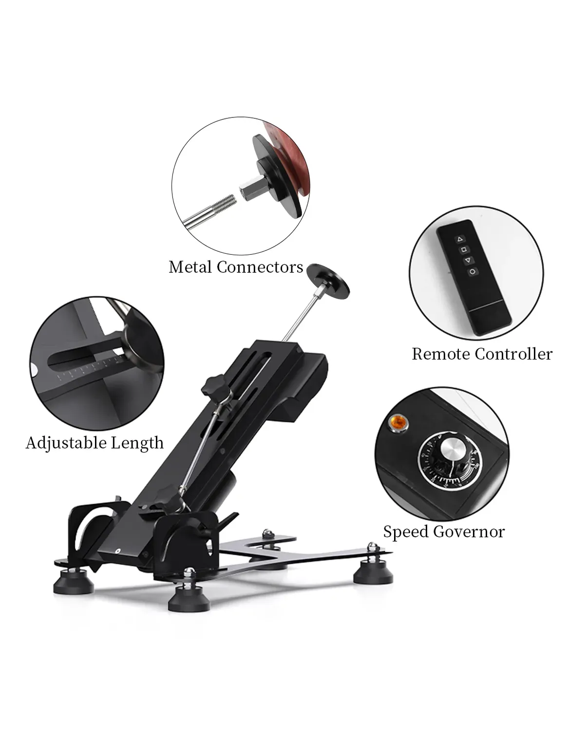 Vortex – Adjustable Stroke Sex Machine (3-15 cm) Vac-U-Lock Compatible with Wireless Remote