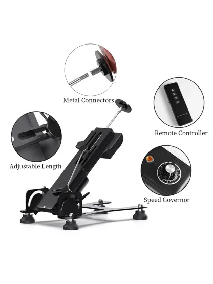 Vortex – Adjustable Stroke Sex Machine (3-15 cm) Vac-U-Lock Compatible with Wireless Remote