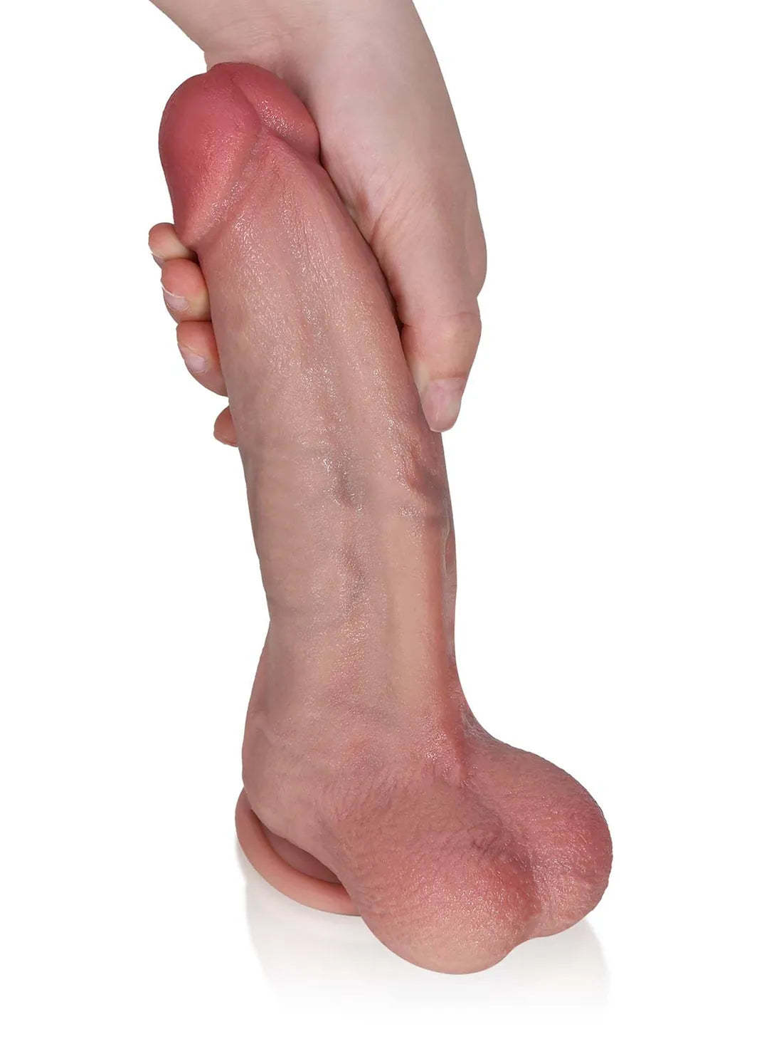 Gimli 8.5" x 2" Tapered Ridged Full Bulge Realistic Soft Touch Dildo