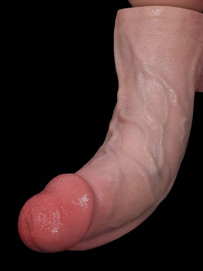 Gimli 8.5" x 2" Tapered Ridged Full Bulge Realistic Soft Touch Dildo