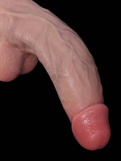 Gimli 8.5" x 2" Tapered Ridged Full Bulge Realistic Soft Touch Dildo
