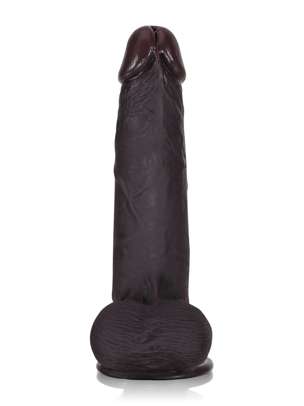  Billy 8.7” x 1.7” Black Sliding Skin Dildo With Moving Balls