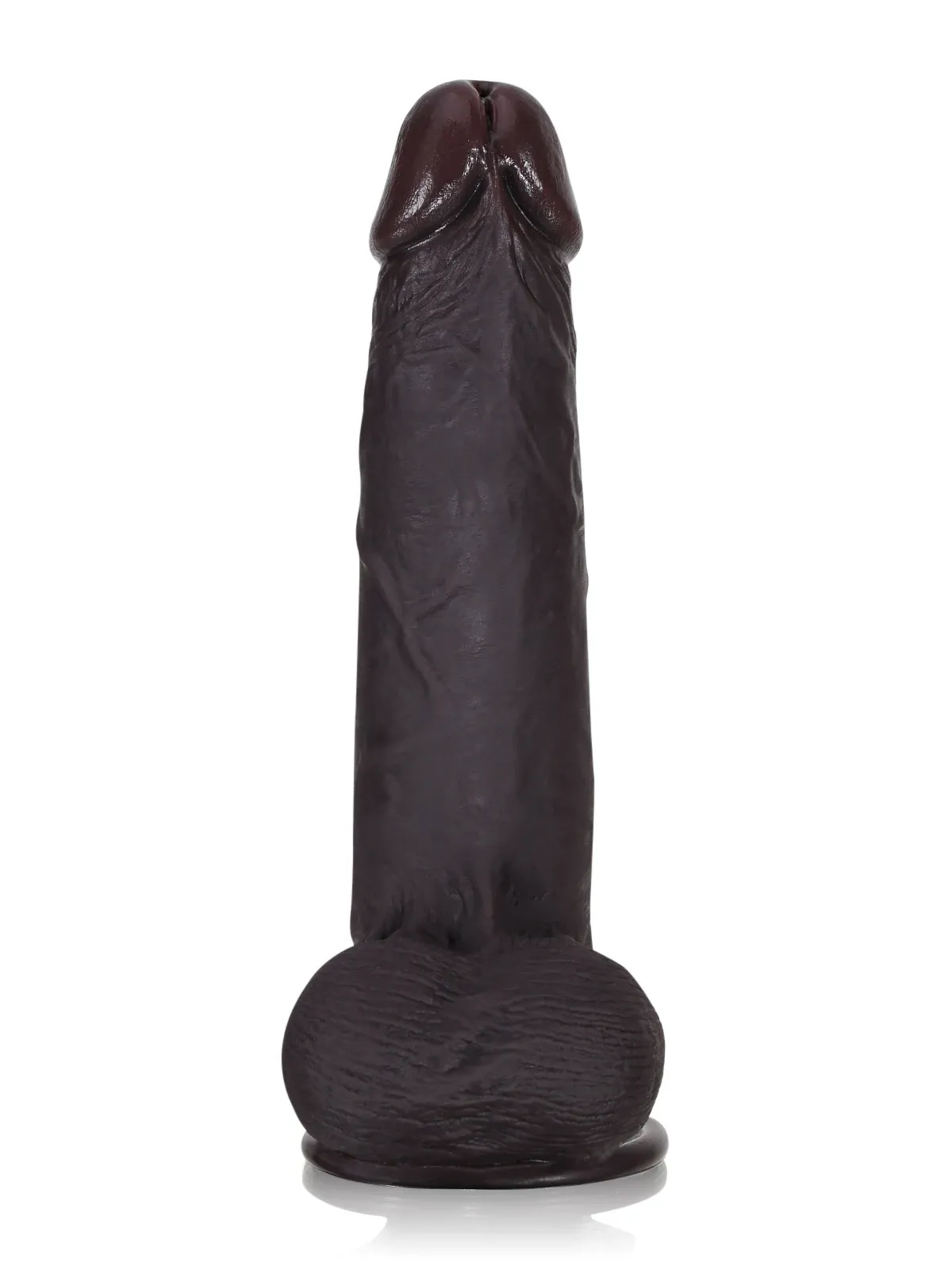 Billy 8.7” x 1.7” Black Sliding Skin Dildo With Moving Balls