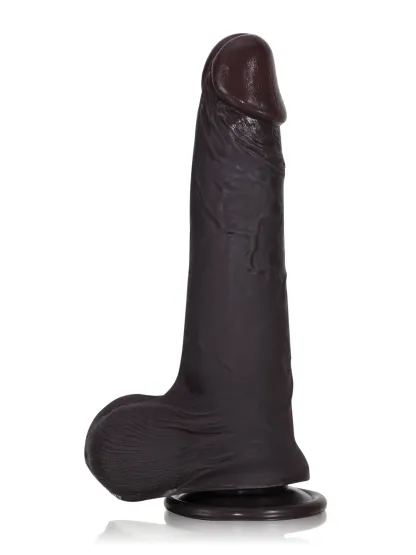  Billy 8.7” x 1.7” Black Sliding Skin Dildo With Moving Balls
