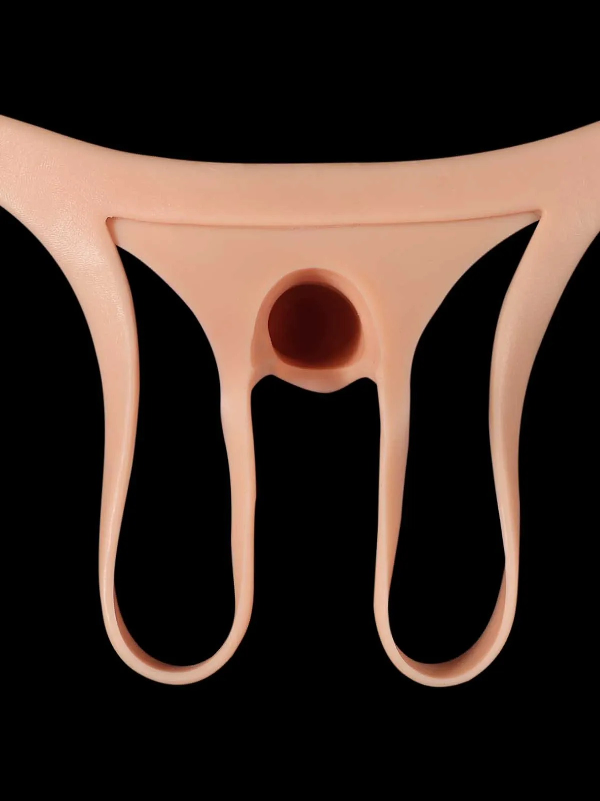 Seraphine  8.3" x 2.2" Wearable Hollow Dildo Strap-On • Penis Extender • ED Sleeve • For Women & Men