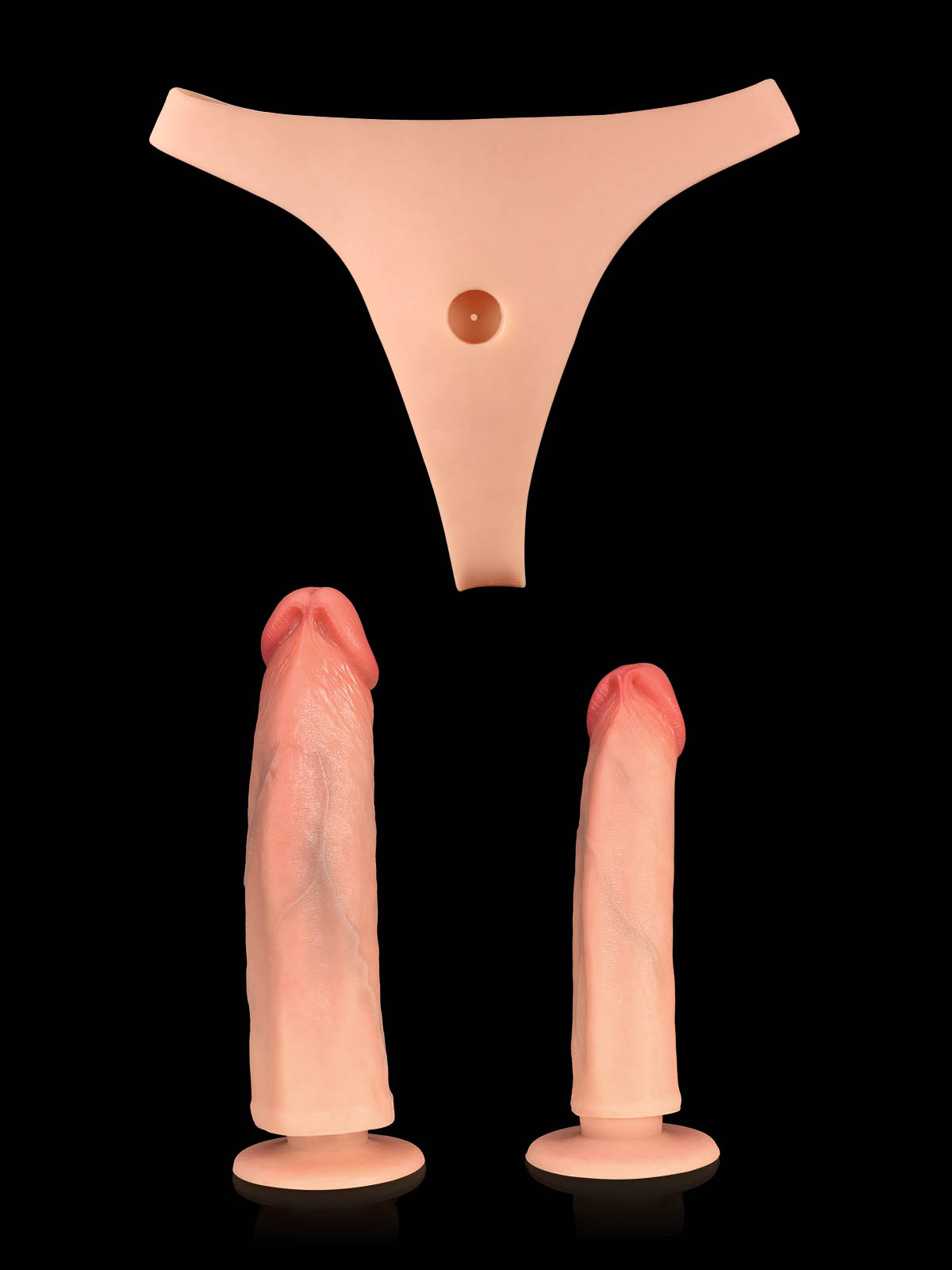Thalyn |  Lifelike Silicone Strap-On with Interchangeable Realistic Shaft