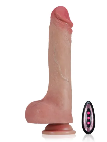 Benjamin L 8.6" - D 1.7" Sliding Skin Thrusting Dildo