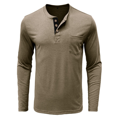[Copy]Men's Autumn / Winter Long Sleeve Crew Neck T-Shirt