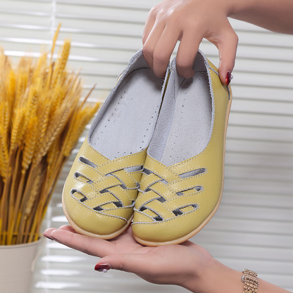 NEW - Women's Breathable Leather Loafers