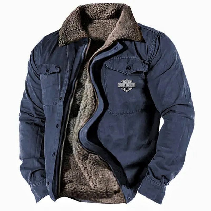 🔥Only Today Free Shipping🔥Men's Winter Coat Winter Work Jackets Plush Fleece Warm Lining Zipper Tactical Outdoor Comfort Jacket