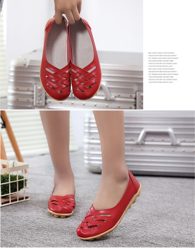 NEW - Women's Breathable Leather Loafers