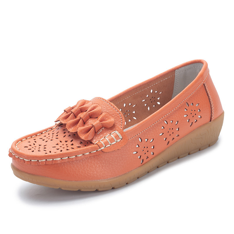 2023 NEW - Women's Breathable Leather Loafers