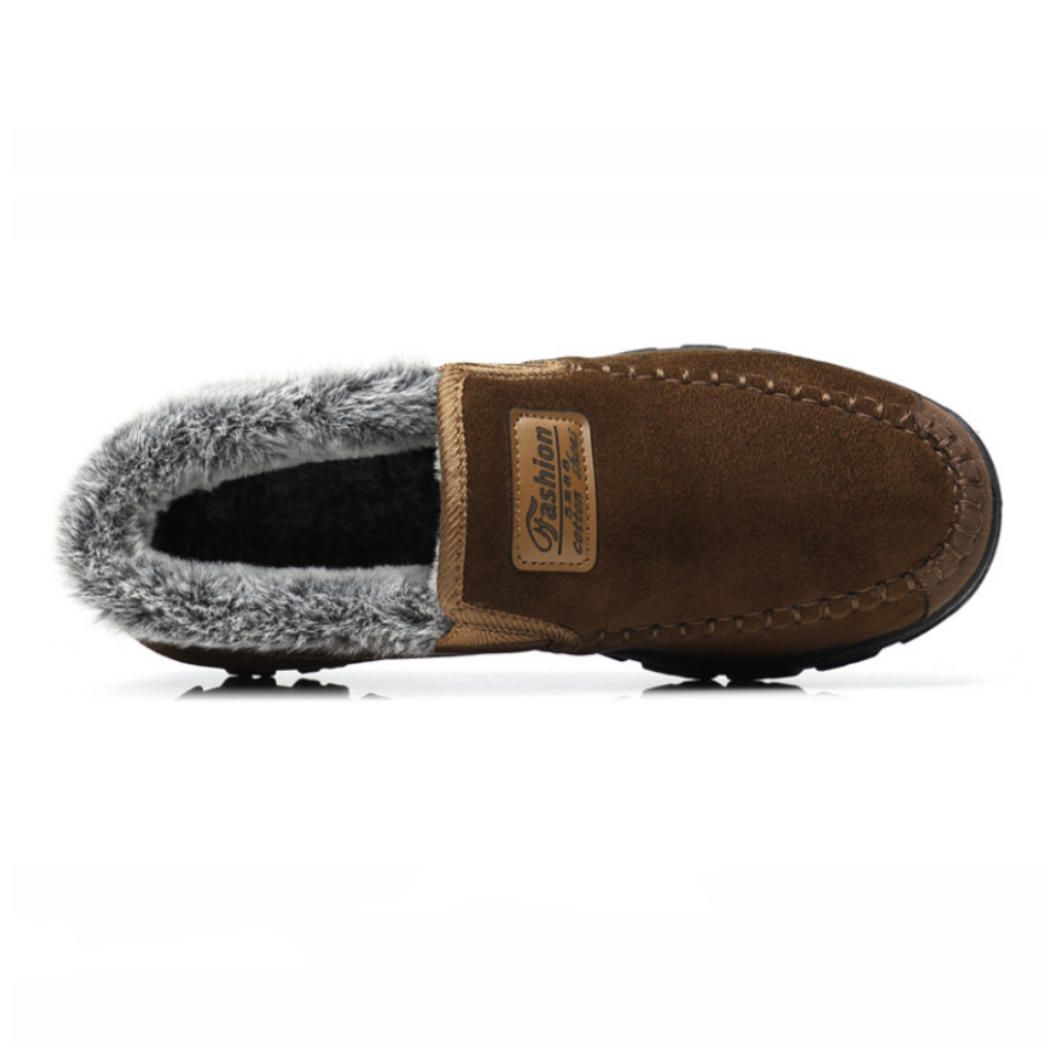 ✨70% OFF Today✨Men's Good Arch Support Outdoor Warm Lightweight Walking Slip On Sneakers