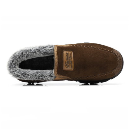 ✨70% OFF Today✨Men's Good Arch Support Outdoor Warm Lightweight Walking Slip On Sneakers