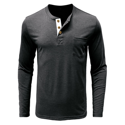 [Copy]Men's Autumn / Winter Long Sleeve Crew Neck T-Shirt