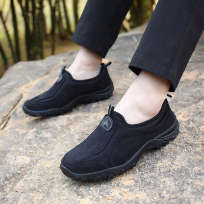 Men's Genuine Leather Comfortable Outdoor Casual Hiking Shoes
