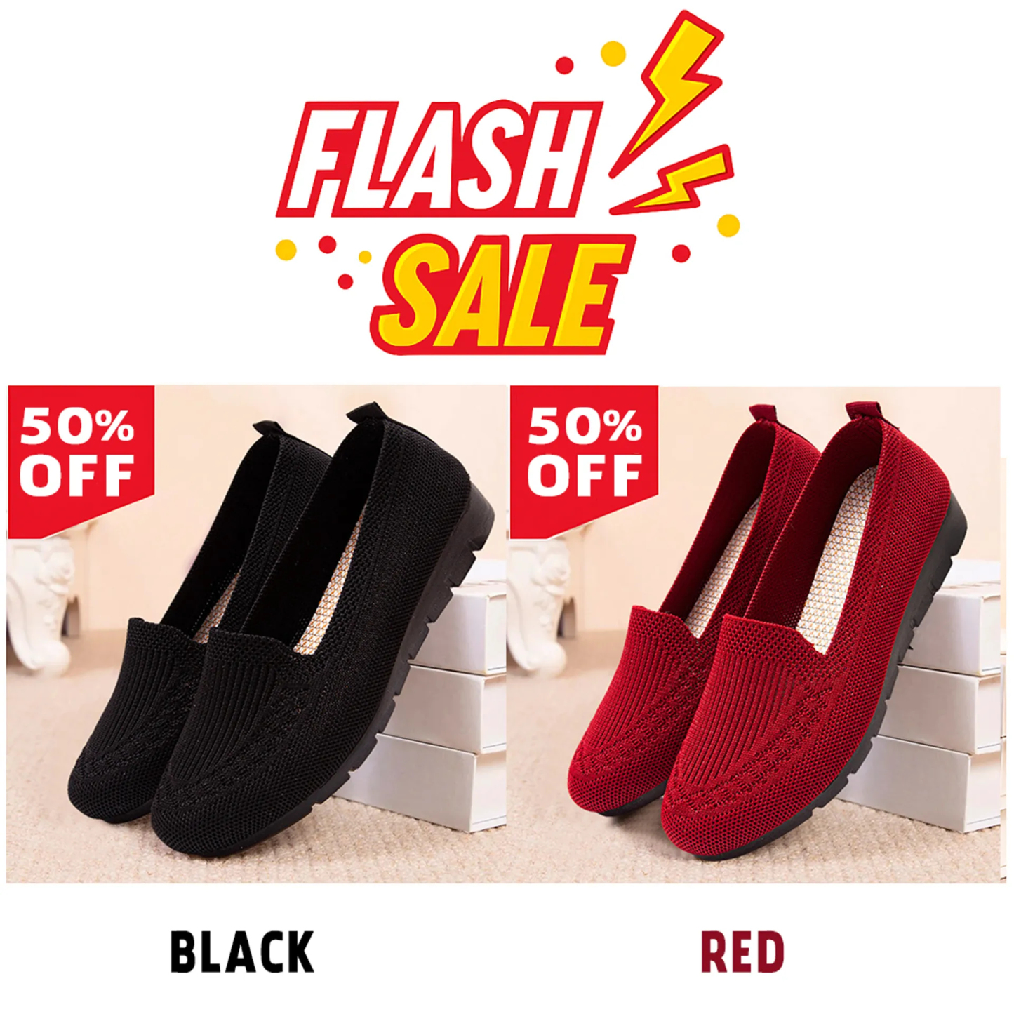 🔥Last Day Promotion 50% OFF - omfortLoafers™ Orthopedic Women’s Support Shoes