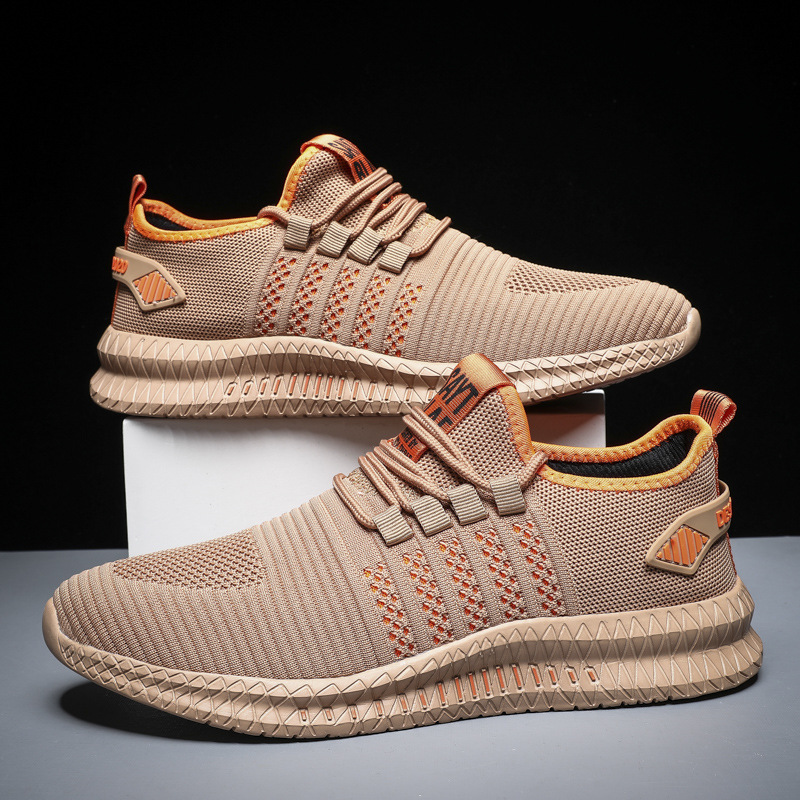 Men's Breathable Lightweight Odor-free Arch-support Walking Shoes