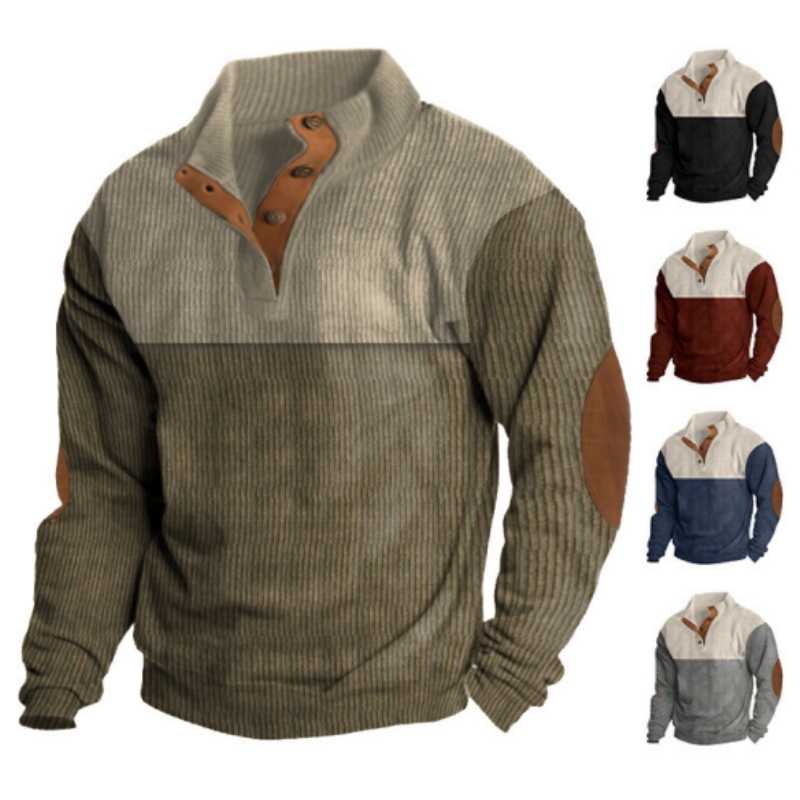 Men's Warm Comfortable Western Cowboy Vintage Sweatshirts
