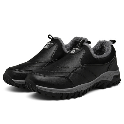 🔥Bestseller - Men Outdoor Waterproof Leather Suede Shoes Casual Walking Hiking Shoes
