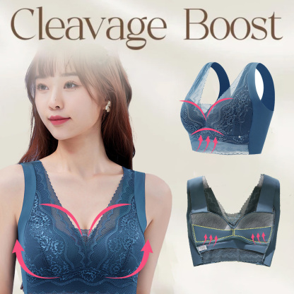 2024 Ultimate Lift Stretch Full Coverage Seamless Lace Cut-Out Bra