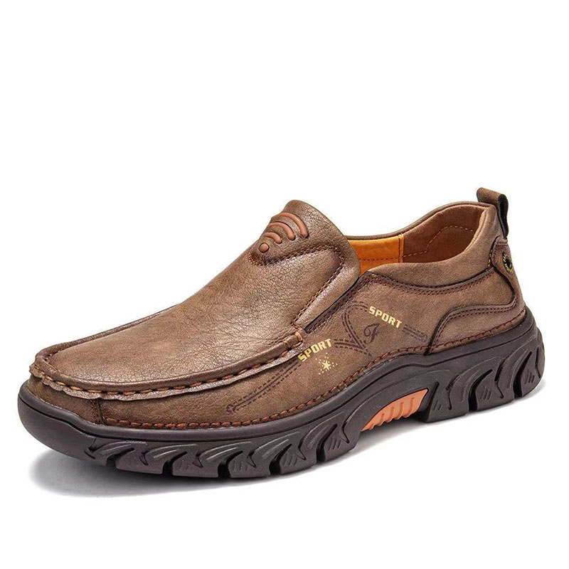 🔥Hot Sale🎁--40% OFF 🎉 Mens Waterproof Non Slip Casual Genuine Leather Loafers