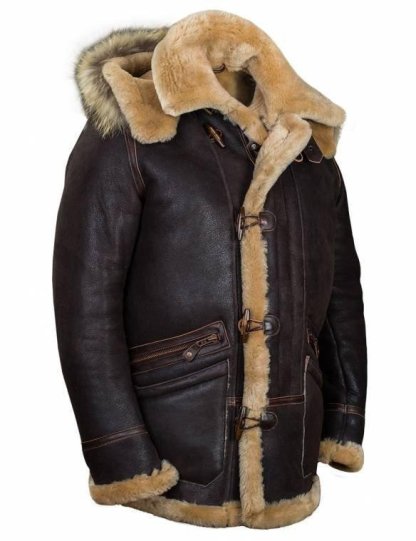 JACKET PILOT FROM SHEEPSKIN B-7 ARCTIC PARKA ART.208[FREE SHIPPING TODAY]