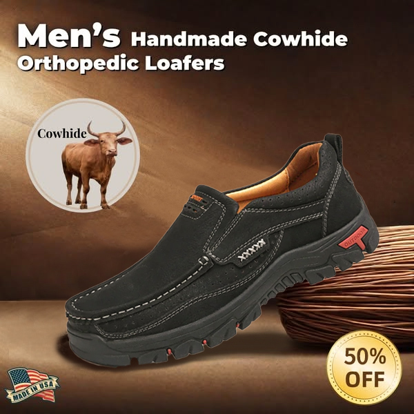 (🔥New Year Clearance sale - 50% OFF) Men's Non-slip Walking Leather Lightweight Breathable Casual Loafers